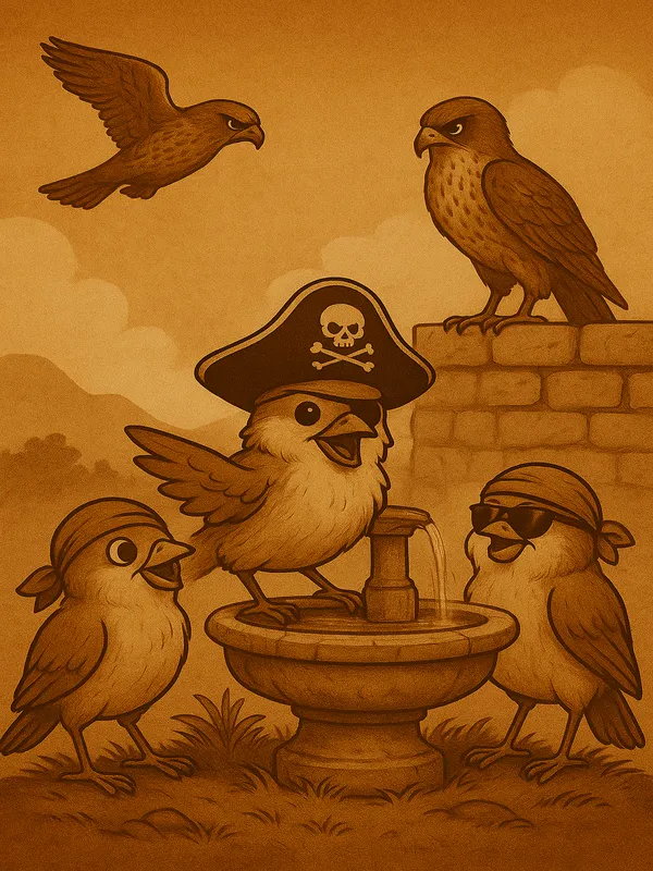 Die Piraten der Lüfte - Auf der Spur der Spatzenbande